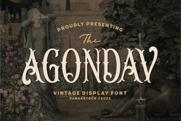 Agondav: A Victorian Vintage Font for Bold Branding