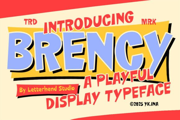 Brency Typeface for Bold Brand Identity