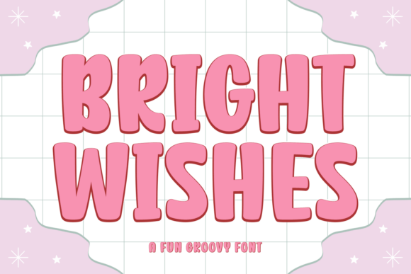 Bright Wishes Display Font for Retro Campaigns