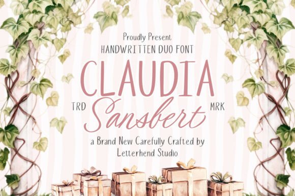 Claudia Sansbert Duo Font for Campaign Design