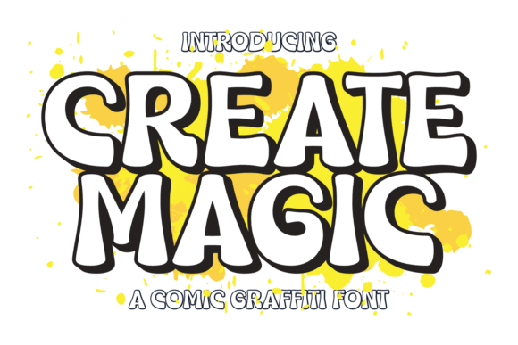 Create Magic: A Bold Typeface for Modern Branding