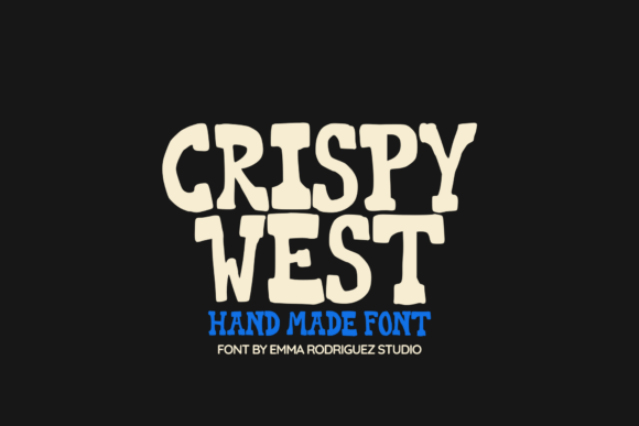 Crispy West: A Gritty Display Font for Web Design