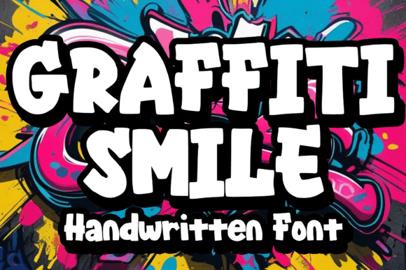 Graffiti Smile: A Bold Display Font for Editors
