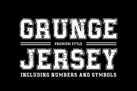 Grungejersey Regular: The Ultimate Varsity Font Review