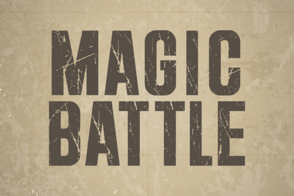 Magic Battle: A Bold Display Font for Editorial Impact