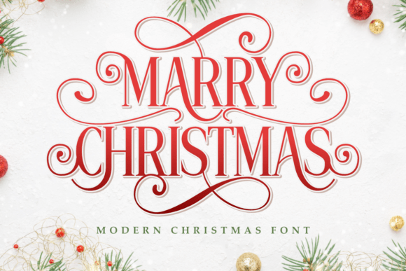 Marry Christmas: The Modern Display Font for Festive Campaigns