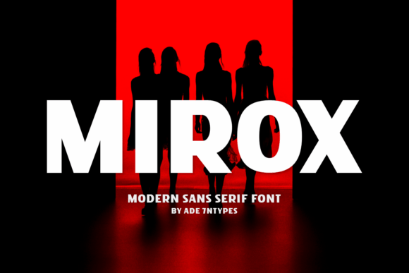 Mirox: A Bold Display Typeface for Modern Editors