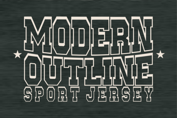 Modern Outline Typeface for Bold Web Headers