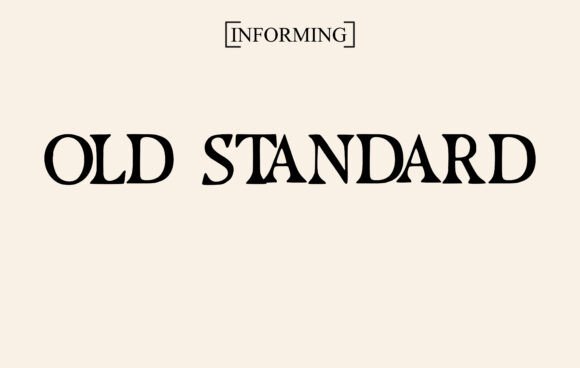 Old Standard: The Premium Display Font for Marketers