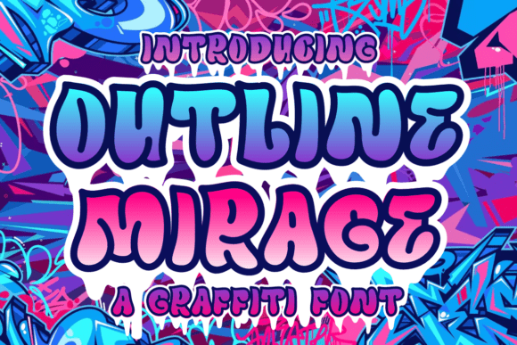 Outline Mirage Typeface for Bold Branding
