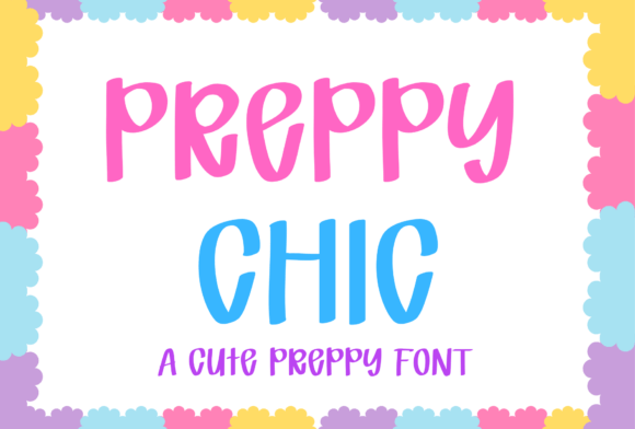 Preppy Chic Font for Playful Branding