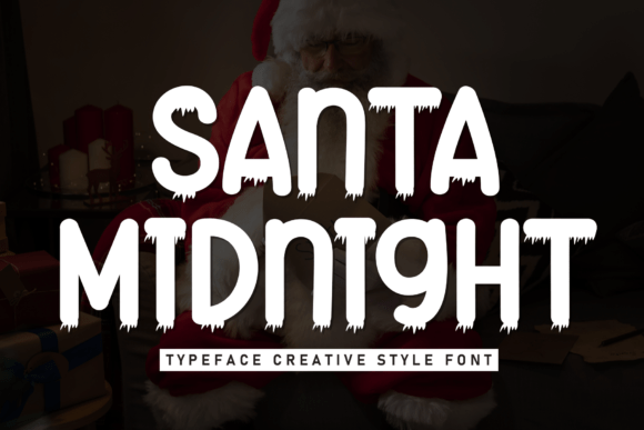 Santa Midnight Display Font for Web Design
