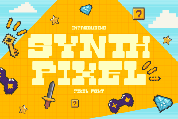 Synth Pixel: The Retro Display Font for Bold Branding