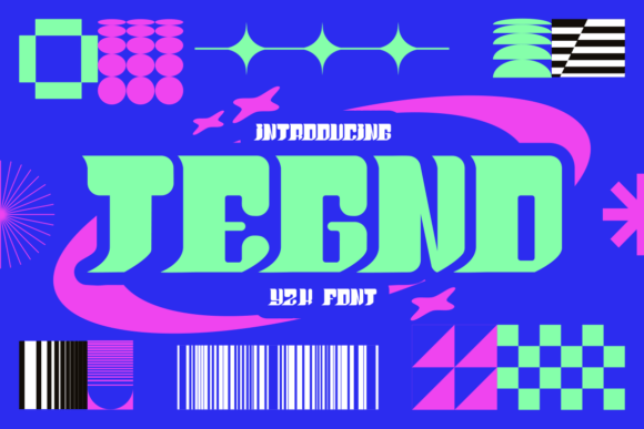 Tegno: A Bold Y2K Display Font for Modern Editors