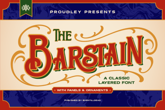 The Barstain Typeface for Bold Campaigns