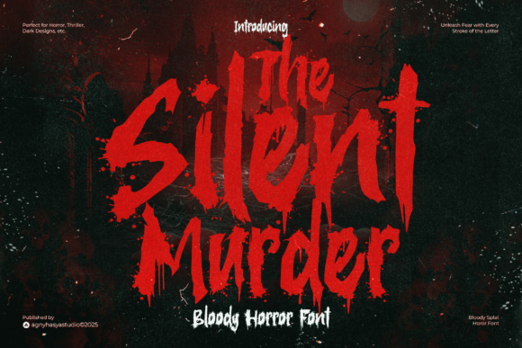 The Silent Murder Font for Horror Web Design