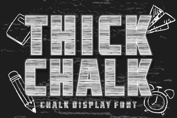 Thick Chalk Font Review for Makers
