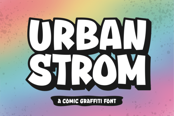 Urban Strom Typeface for Bold Branding