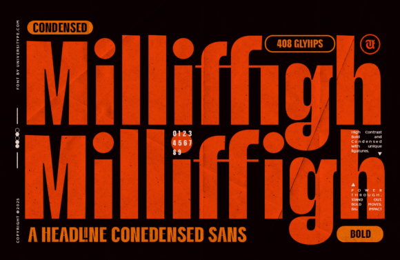 Ut Milliffigh Typeface for Bold Branding