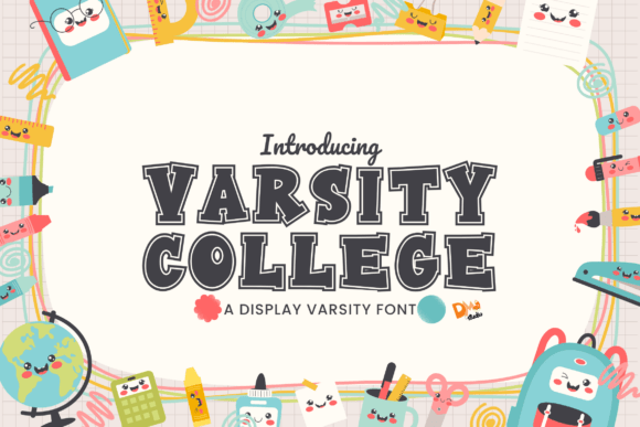 Varsity College Font for Bold Brand Identity